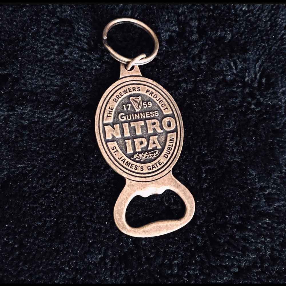 🍺Guinness Nitro IPA Bottle Opener Keychain